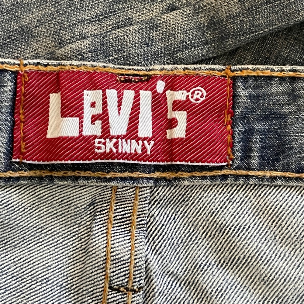 Levi Strauss 511 Skinny Jeans Mens W28 L32 Light‎ Wash Denim Pants - Picture 7 of 15